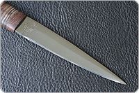 Нож охотничий НС-42  наборная кожа, х50crmov15, текстолит : фото 3