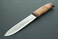 Нож охотничий НС-54 береста, х50crmov15, текстолит : фото 2