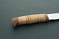 Нож охотничий НС-54 береста, х50crmov15, текстолит : фото 3