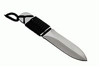 Метательный нож НС-64 обмотка, х50crmov15, цельнометаллический : фото 9