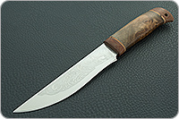 Нож  НС-72 кап березовый, х50crmov15, текстолит : фото 2