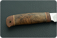 Нож  НС-72 кап березовый, х50crmov15, текстолит : фото 5