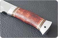 Нож охотничий НС-30  кап березовый, х50crmov15, алюминий : фото 6