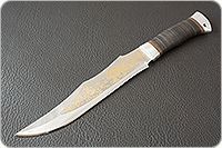 Нож охотничий НС-35  наборная кожа, х50crmov15, алюминий : фото 2