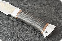 Нож охотничий НС-35  наборная кожа, х50crmov15, алюминий : фото 6