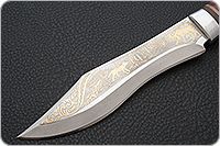 Нож охотничий НС-31 кап березовый, х50crmov15, алюминий : фото 3