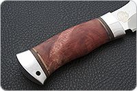 Нож охотничий НС-35 кап березовый, х50crmov15, алюминий : фото 5