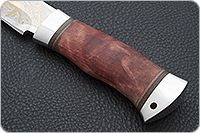 Нож охотничий НС-35 кап березовый, х50crmov15, алюминий : фото 6