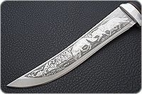 Нож охотничий НС-13  наборная кожа, х50crmov15, алюминий : фото 3