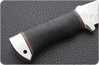 Нож охотничий НС-13  наборная кожа, х50crmov15, алюминий : фото 5