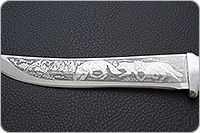 Нож охотничий НС-13  наборная кожа, х50crmov15, алюминий : фото 7