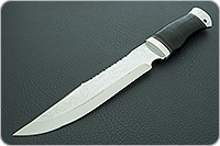 Нож охотничий НС-05  наборная кожа, х50crmov15, алюминий : фото 2