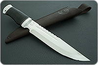 Нож охотничий НС-05  наборная кожа, х50crmov15, алюминий : фото 11