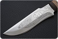 Нож охотничий НС-24  береста, х50crmov15, текстолит : фото 3