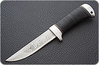 Нож охотничий НС-62 наборная кожа, х50crmov15, алюминий : фото 2