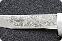 Нож охотничий НС-62 наборная кожа, х50crmov15, алюминий : фото 7