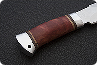 Нож охотничий НС-37  кап березовый, х50crmov15, алюминий : фото 5