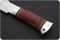 Нож охотничий НС-37  кап березовый, х50crmov15, алюминий : фото 6