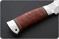 Нож охотничий НС-24  кап березовый, х50crmov15, алюминий : фото 5