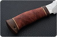 Нож охотничий НС-35 кап березовый, х50crmov15, текстолит : фото 5