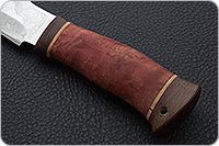 Нож охотничий НС-35 кап березовый, х50crmov15, текстолит : фото 6