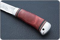 Нож туристический НС-33  кап березовый, х50crmov15, алюминий : фото 6