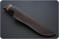 Нож охотничий НС-12 наборная кожа, х50crmov15, текстолит : фото 9