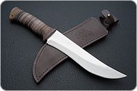 Нож охотничий НС-23  наборная кожа, х50crmov15, текстолит : фото 7