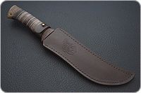 Нож охотничий НС-23  наборная кожа, х50crmov15, текстолит : фото 8