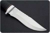 Нож туристический НС-28  наборная кожа, х50crmov15, алюминий : фото 4