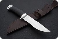 Нож туристический НС-28  наборная кожа, х50crmov15, алюминий : фото 8