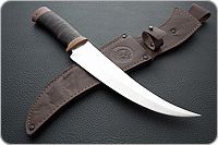 Нож охотничий НС-04  наборная кожа, х50crmov15, текстолит : фото 7