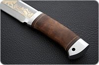 Нож охотничий НС-06  кап березовый, х50crmov15, алюминий : фото 6