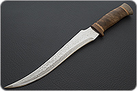 Нож охотничий НС-45  кап березовый, х50crmov15, текстолит : фото 2