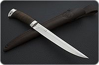 Нож туристический НС-33  наборная кожа, х50crmov15, алюминий : фото 9