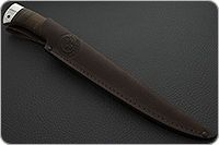 Нож туристический НС-33  наборная кожа, х50crmov15, алюминий : фото 10