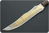 Нож охотничий НС-35 ЦМ береста, х50crmov15, текстолит : фото 3