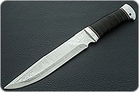 Нож охотничий НС-05  наборная кожа, х50crmov15, алюминий : фото 2