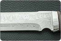 Нож охотничий НС-05  наборная кожа, х50crmov15, алюминий : фото 8