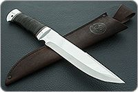 Нож охотничий НС-05  наборная кожа, х50crmov15, алюминий : фото 10