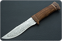 Нож туристический НС-28  кап березовый, х50crmov15, текстолит : фото 2