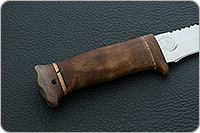 Нож туристический НС-28  кап березовый, х50crmov15, текстолит : фото 5