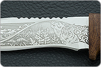 Нож туристический НС-28  кап березовый, х50crmov15, текстолит : фото 8