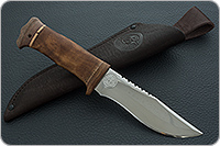 Нож туристический НС-28  кап березовый, х50crmov15, текстолит : фото 10