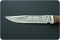 Нож охотничий НС-05 c пилой кап березовый, х50crmov15, алюминий : фото 8