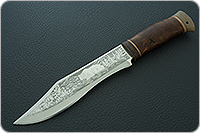 Нож охотничий НС-31 кап березовый, х50crmov15, текстолит : фото 2