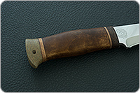 Нож охотничий НС-31 кап березовый, х50crmov15, текстолит : фото 5