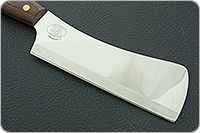 Топорик для мяса большой накладки текстолит, х50crmov15, цельнометаллический : фото 4