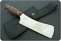 Топорик для мяса большой накладки текстолит, х50crmov15, цельнометаллический : фото 10