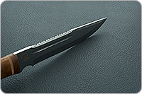 Нож НС-05 (золочение клинка) кап березовый, х50crmov15, текстолит : фото 9